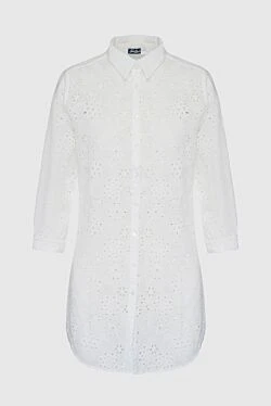 MC2 Saint Barth women's cotton shirt in floral print white 160467 - photo 1