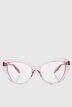 Alexander McQueen women's frame for glasses pink in the shape of a cat's eye 161138 - photo 1