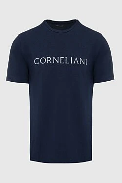 Corneliani blue cotton and elastane t-shirt for men 161245 - photo 1