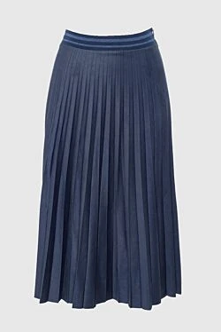 D.Exterior women's blue pleated midi skirt 162334 - photo 1