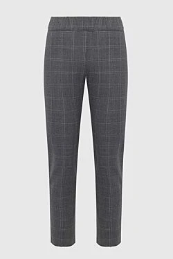 D.Exterior women's tailored pants in a checkered pattern gray 162335 - photo 1