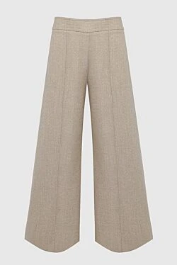 D.Exterior women's wide pants beige 162339 - photo 1