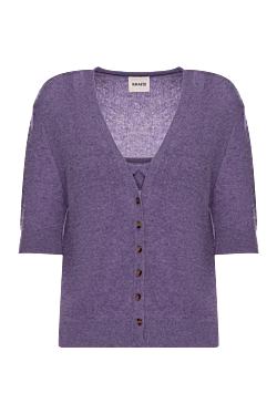 Khaite cashmere cardigan purple for women 163120 - photo 1