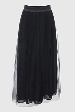 Peserico black polyester skirt for women 163375 - photo 1