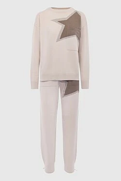 Lorena Antoniazzi women's beige walking suit 163474 - photo 1