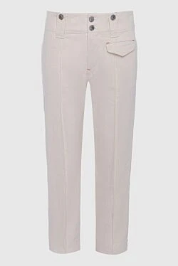 Isabel Marant women's cotton pants white 163667 - photo 1
