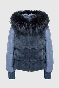 Antonio Arnesano blue mink jacket for women 164223 - photo 1
