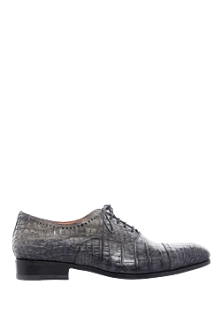 Santoni men's shoes made of crocodile leather gray 166757 - photo 1