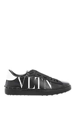 Valentino black leather snickers for men 166949 - photo 1
