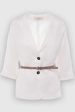 Peserico jacket made of cotton and viscose white for women 167916 - photo 1
