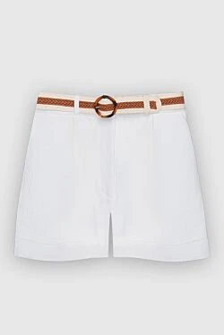 Zimmermann white cotton shorts for women 167920 - photo 1