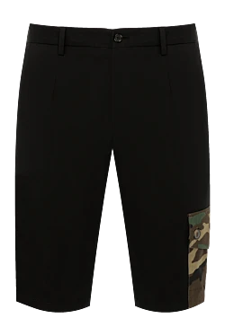 Dolce & Gabbana мужские черные хлопковые шорты 168072 - фото 1