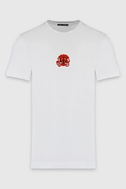 Dolce & Gabbana футболка из хлопка белая мужская 168075 - фото 1