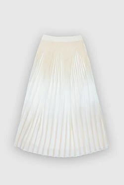 Peserico women's maxi skirt, beige with white ombre 168648 - photo 1