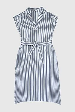 Peserico viscose and silk gray dress for women 168681 - photo 1