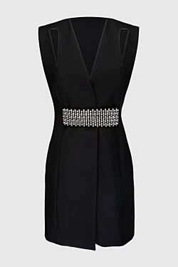 Givenchy сукня з вовни та мохеру чорна жіноча 168961 - фото 1
