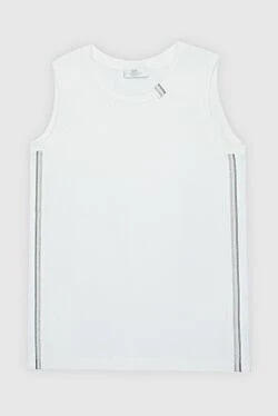 Panicale women's white top made of viscose and elastane 169094 - photo 1