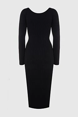 Khaite black viscose dress for women 169804 - photo 1