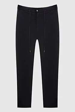 Tombolini black wool pants for men 169824 - photo 1