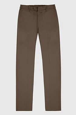 PT01 (Pantaloni Torino) брюки из флиса коричневые мужские коричневые 169974 - фото 1