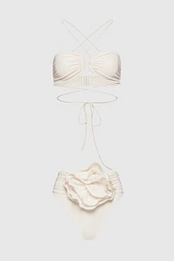 Magda Butrym swimsuit made of polyamide and elastane for women beige 171581 - photo 1