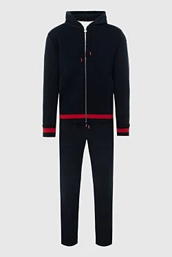 Kiton костюм спортивный мужской из шерсти, нейлона и эластана синий 171824 - фото 1
