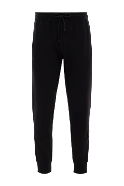 Dolce & Gabbana спортивные штаны мужские из хлопка и полиамида черные 172923 - фото 1