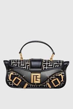 Balmain women's black small bag with logo 173041 - photo 1