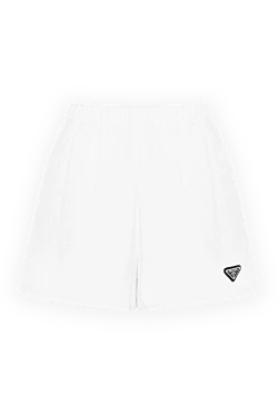 Prada white cotton shorts for women 173107 - photo 1