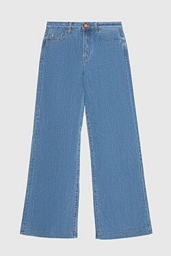 Scissor Scriptor blue jeans for women straight cut 173624 - photo 1