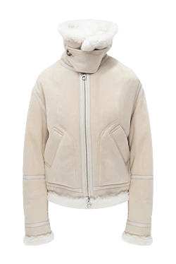 Loro Piana куртка из натуральной кожи женская бежевая бежевая 174741 - фото 1