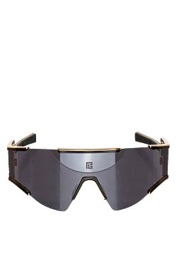 Balmain men's black metal and plastic sunglasses 174926 - photo 1