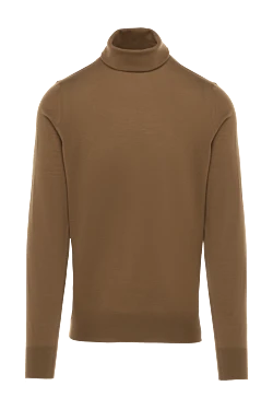 Loro Piana гольф из кашемира и шерсти мужской коричневый 174961 - фото 1