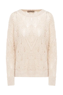 D.Exterior beige jumper with a textured geometric pattern women's 175012 - photo 1