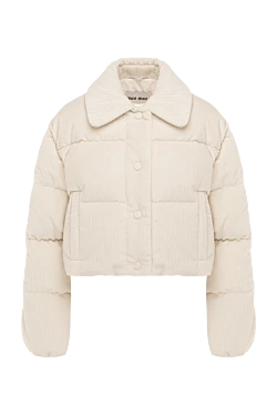 Miu Miu white cotton jacket for women 175177 - photo 1