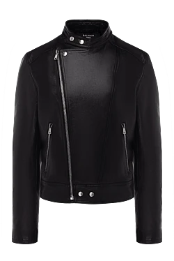 Balmain black leather jacket for men 175778 - photo 1