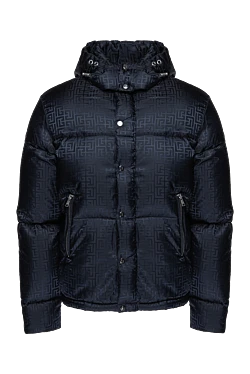Balmain black polyester down jacket for men 175779 - photo 1