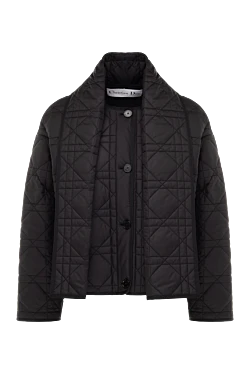 Dior куртка з поліестеру чорна жіноча 176350 - фото 1