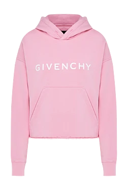 Givenchy худі з бавовни жіноче рожевий 176460 - фото 1