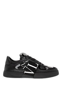 Valentino leather snickers for men black 176513 - photo 1