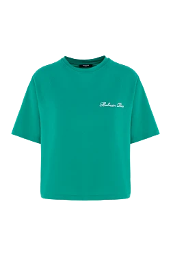 Balmain women's t-shirt green 176592 - photo 1