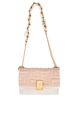 Balmain women's beige leather bag 176607 - photo 1