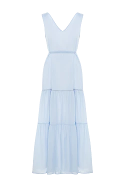 Peserico blue cotton dress for women 176623 - photo 1