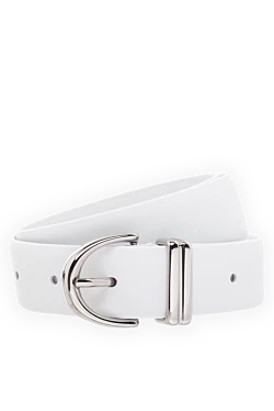 Khaite women's genuine leather belt white 176799 - photo 1