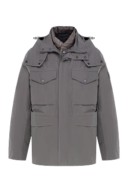 Stone Island куртка из полиамида серая мужская 177286 - фото 1