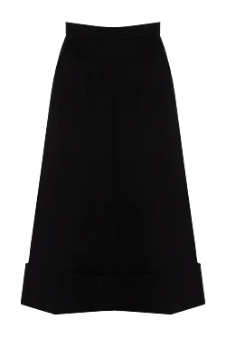 Balmain штани із вовни жіночі чорні 177568 - фото 1