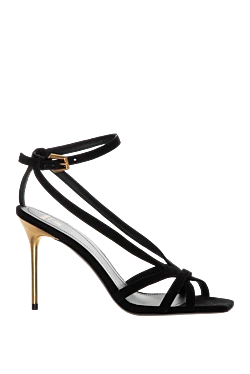 Balmain black suede sandals for women 177748 - photo 1