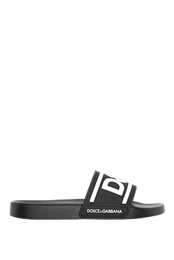 Dolce & Gabbana rubber slippers for men black 177787 - photo 1