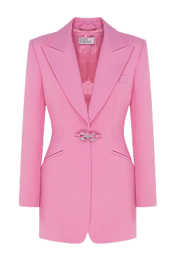 Giuseppe Di Morabito cotton and linen jacket for women pink 177973 - photo 1