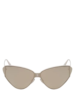 Balenciaga metal sun protection goggles, gray 178399 - photo 1